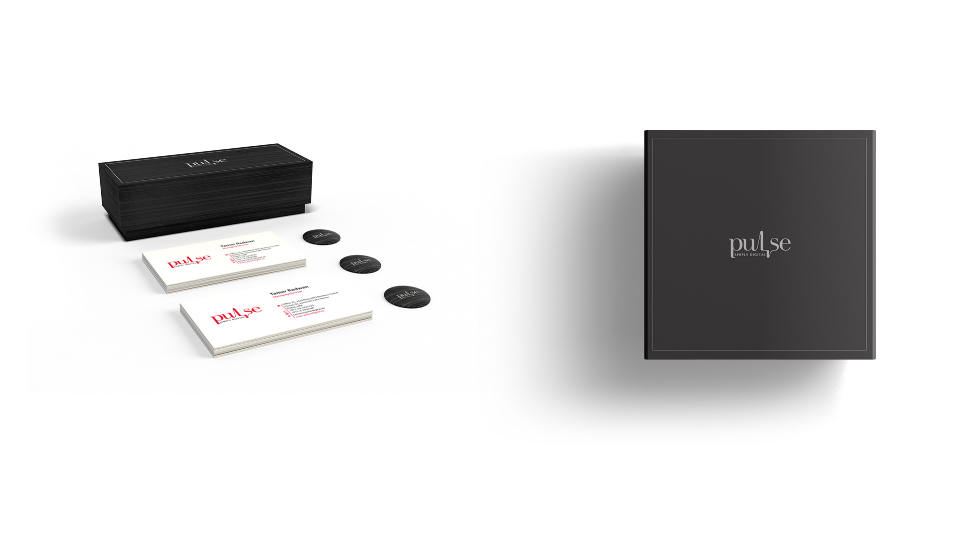 Pulse box and business cards system