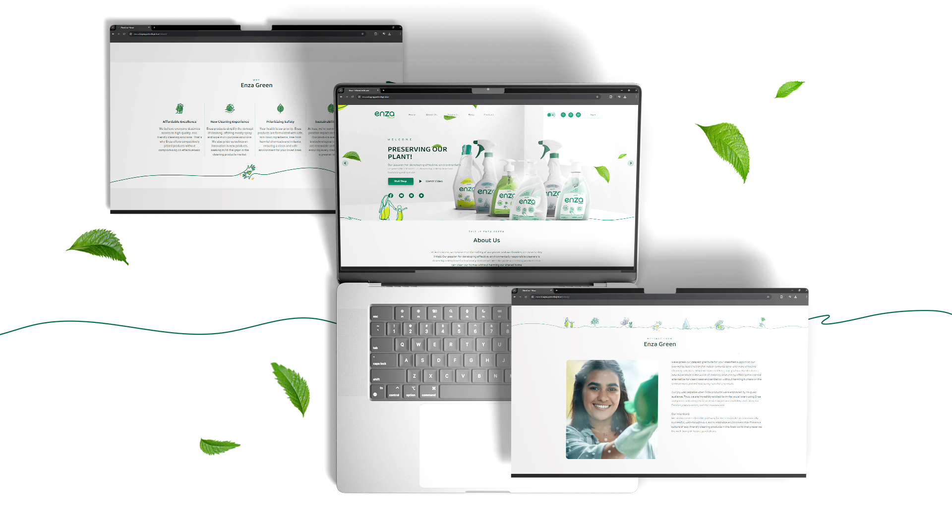 Enza Green website 2