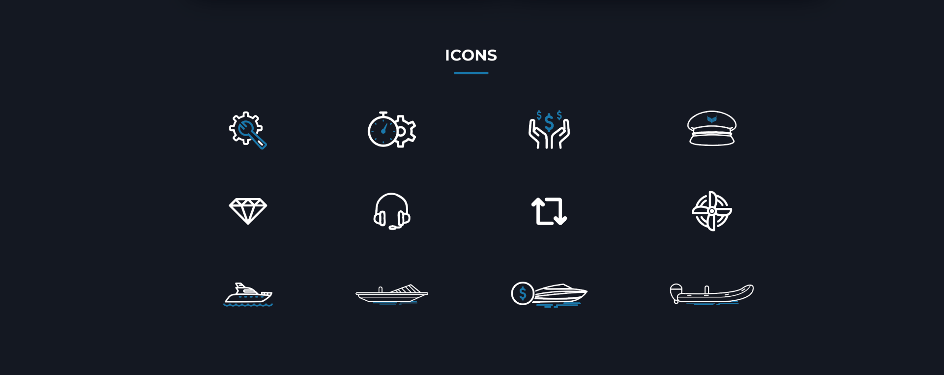 Bowfin icon system