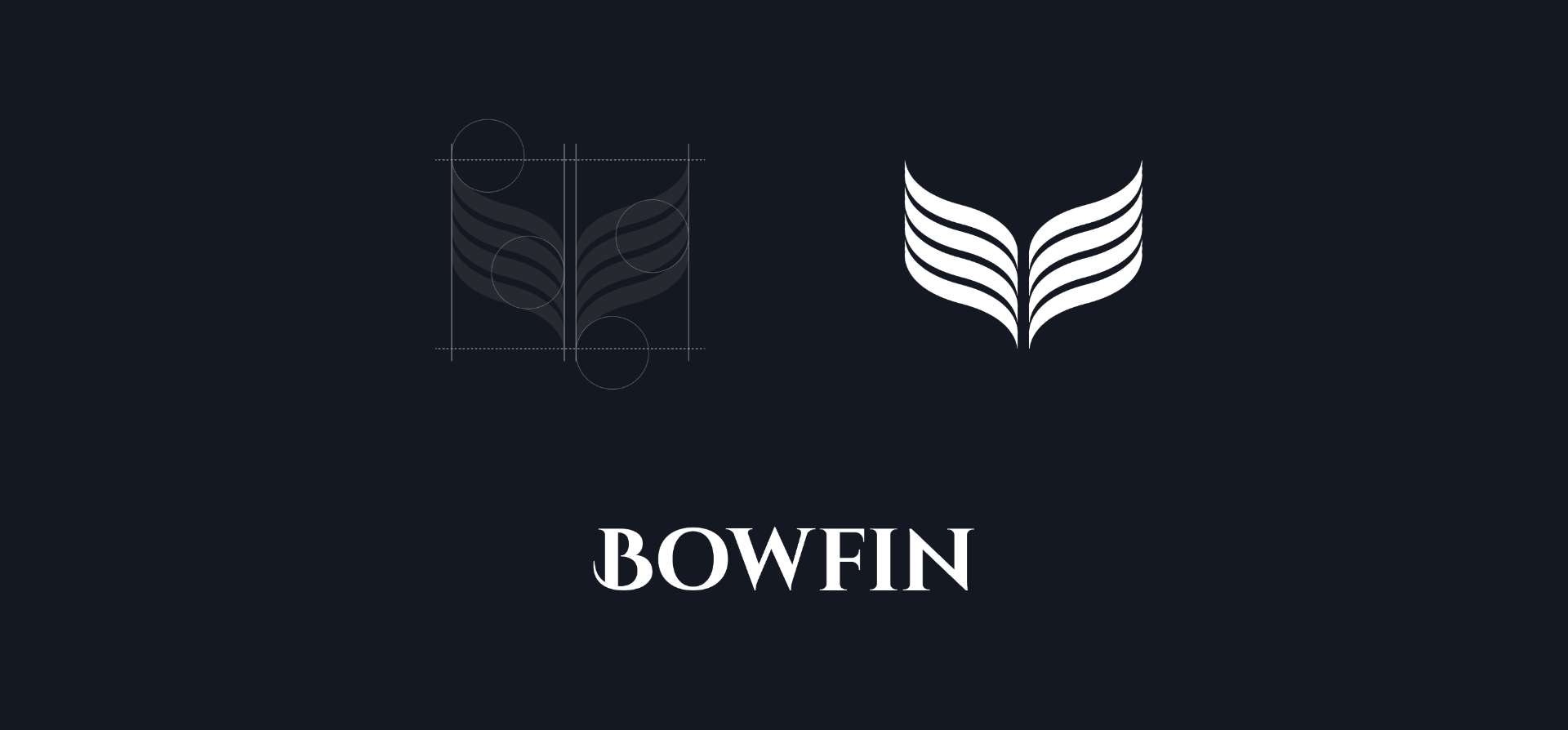 Bowfin logo construction
