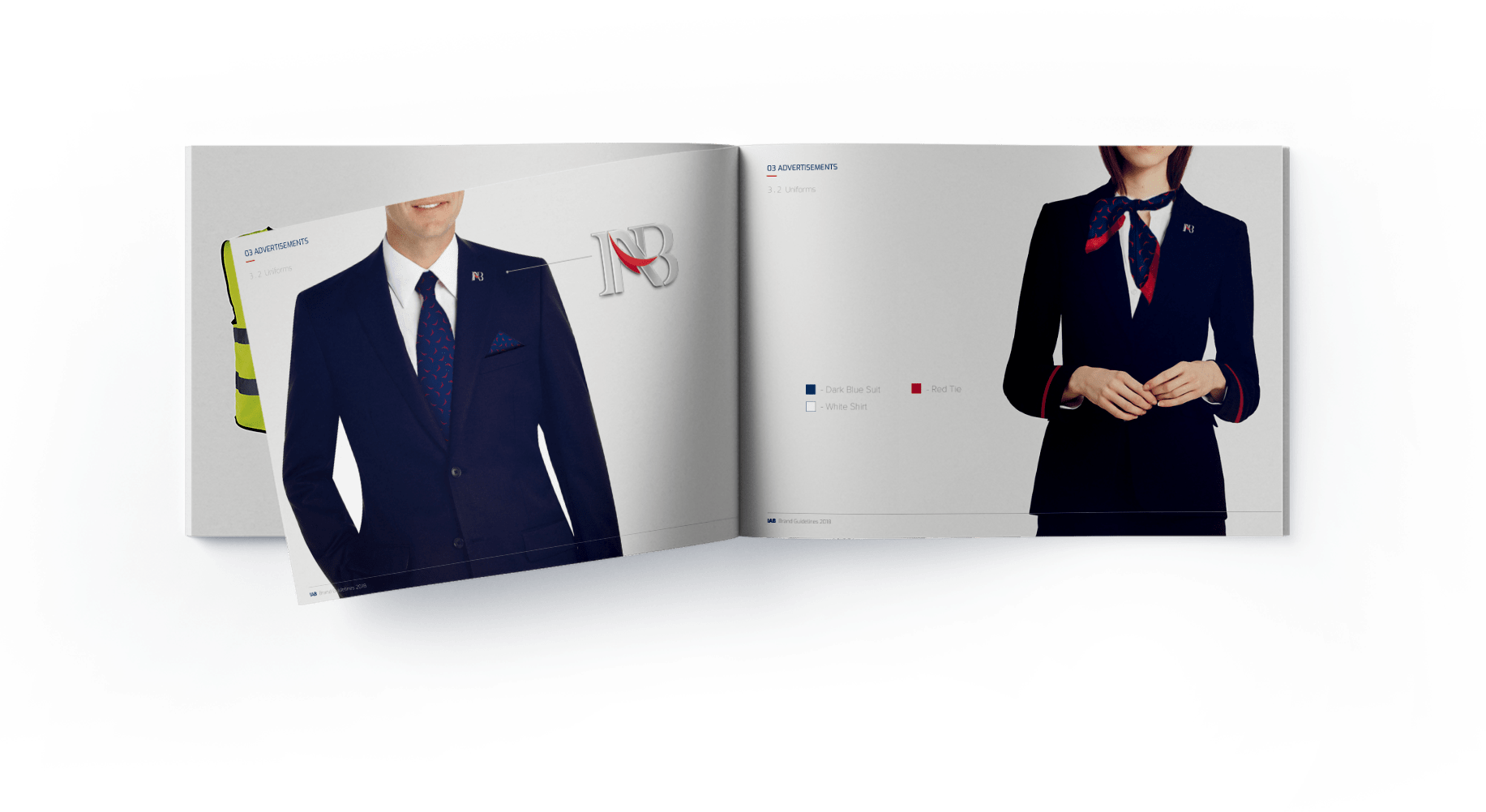 IAB uniform & papers