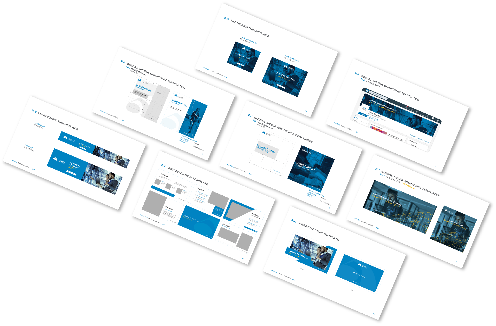 Infotek web pages composition